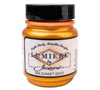 Jacquard Products Acrilico metallizzato Lumiere dipingere 2,25 once-tramonto d'oro