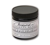 Jacquard Professional Screen Print Ink, Water-Soluable, 4oz Jar, Black (117)