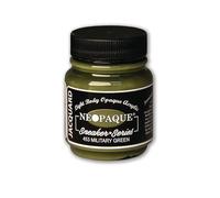 Jacquard Sneaker Series Neopaque Paint by, Highly Pigmented, Flexible and Soft, For Use on a Variety of Surfaces, 2.25 Ounces, Military Green