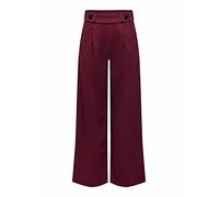 JACQUELINE de YONG Jdygeggo New Long Pant Jrs Noos Culotte de Pierna Ancha, Windsor Wine, XL / 32L Mujeres