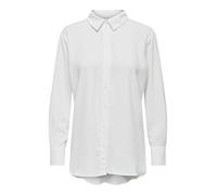 JACQUELINE de YONG Jdykenta Lion Life L/S Shirt Wvn Noos Camisa, Cloud Dancer, M Mujeres