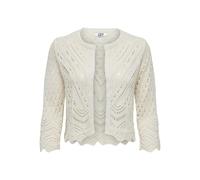 Jacqueline De Yong Jdysun 3/4 Cropped Cardigan Knt Noos, Suéter cárdigan Mujer, Eggnog,