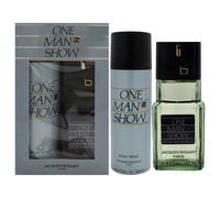 Jacques bogart one man show gift set 100ml edt + 200ml body spray