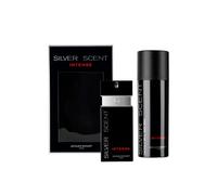 Jacques bogart silver scent intense gift set 100ml edt + 200ml body sp