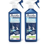 JACQUES BRIOCHIN DROGUISTE DESDE 1919 - Limpiador antiolores - Con bicarbonato de sodio - Textura de espuma - Perfume Verbena, multiusos - Secado rápido - Ecocert - Fabricación francesa - 750 ml