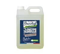JACQUES BRIOCHIN PROFESSIONNEL - Lavavajillas líquido - Con jabón negro y algas marinas - Hasta 550 lavados - Perfume fresco - Formato profesional 5L