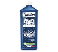 JACQUES BRIOCHIN - Vinagre para el hogar - Listo para usar - Descalcificador - Desgaste - Concentración 8° - 100% de ingredientes de origen natural - Ecocert - Fabricación francesa - Pulverizador 1L