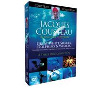 Jacques Couteau - Great White Sharks, Dolphins And Whales - Rediscover The World - Series 1 [Francia] [DVD]