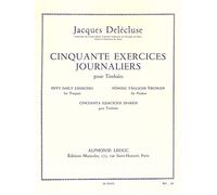 Jacques delecluse: cinquante exercices journaliers (timpani)