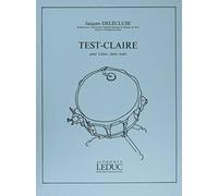 Jacques delecluse: test-claire (snare drum)