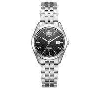 Jacques Du Manoir Millitary Interlaken Ladies JDM-WL024-03 - Reloj de Pulsera analógico para Mujer (Cuarzo, Acero Inoxidable, 31 mm, Correa de Acero Inoxidable, Plateada, 5 Bares), Color de la Esfera