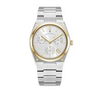 Jacques du Manoir - Reloj multifunción Horizon - Quartz Movimiento del Reloj - Ancho de la Caja: 41 mm - Acero Inoxidable - White - 10 ATM
