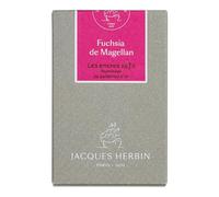 Jacques Herbin 15063JT - Un flacon d'encre pailletée or pour stylo-plume, roller, plume de verre et porte-plume 50 ml, Fuchsia de Magellan