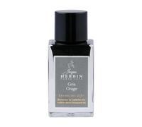 Jacques Herbin 16009JT - Botella de tinta con purpurina dorada para plumas, rodillo, pluma de vidrio y portaplumas de 15 ml, color gris