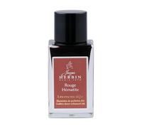 Jacques Herbin 16026JT - Botella de tinta con purpurina dorada para pluma, roller, pluma de cristal y portaplumas de 15 ml, color rojo hematita