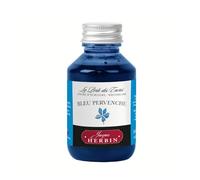 Jacques Herbin 17013T - Flacon d'encre à écrire 100ml - Stylo-Plumes, stylos Roller - Bleu pervenche