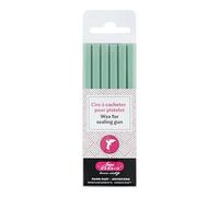 Clairefontaine ES Jacques Herbin 35833T - Paquete de 6 palos de cera especial para pistola, verde menta. Fabricado en Francia