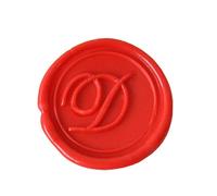 Jacques Herbin 40304T - Une pastille en laiton pour cire à cacheter, alphabet anglais, lettre D