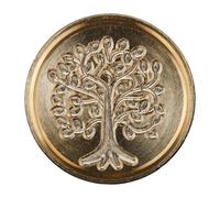 Jacques Herbin 40417T - Sceau rond en laiton Ø 24 mm sur broche "Arbre de vie"