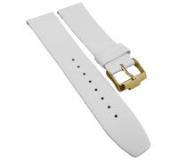 Jacques Lemans La Passion Pulsera de Reloj 22mm Piel Blanca Dorado Cierre LP-123