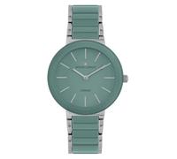 JACQUES LEMANS Reloj analógico de cuarzo para mujer, talla única, color verde 32032129