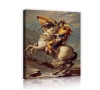 Jacques-Louis David Arte mural lienzo Bonaparte Alpes 90x110cm