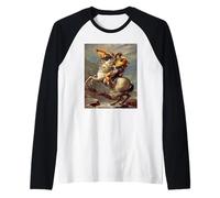 Jacques-Louis David Napoleon Crossing The Alps Camiseta Manga Raglan