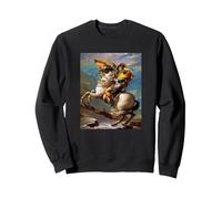 Jacques-Louis David - Napoleón cruzando los Alpes 2 Sudadera, Unisex para Adultos, Negro, XL