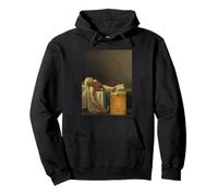 Jacques-Louis David The Death of Marat Sudadera con Capucha