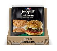 Jacquet Creación de semillas para hamburguesas, paquete de 4 unidades, 260 g