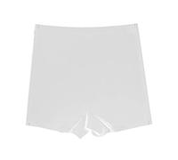 JACTZ Pantalones cortos de seguridad para mujer, pantalones de seguridad de cintura alta, pantalones cortos debajo de la falda de seda de hielo bragas sin costuras, boxeador transpirable, A,XL