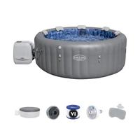 Jacuzzi hinchable Bestway Lay-Z-Spa Santorini HydroJet Pro 5-7 plazas luces LED