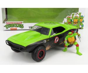 JADA 1/24 CHEVCHEVROLET CAMARO 1967 RAPHAEL NINJA TORTUGAS MODELO ESTÁTICO DI...