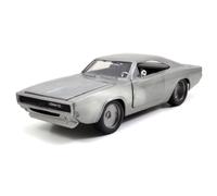 Jada Coche coleccionable 1968 Dodge Charger R/T 1:24 Die-cast Fast and The Furious Plateado (97336)