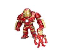 Jada- 2 Figuras de Metal de Iroman-Hulkbuster de 15 cm y 4 cm, con Licencia Oficial de Marvel. (253223002)