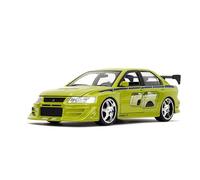 Jada 253203052 1:24 Brian's 2002 Mitsubishi Lancer EVO II, Verde/Amarillo