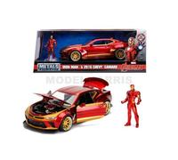 JADA 253225003 Marvel Iron Man Chevy Camaro Ss De 2016 IN Escala 1:24 Con Rocíe