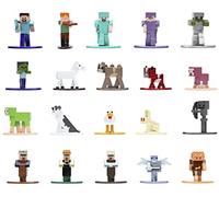 Jada 253265005 Set 20 nanofiguras Minecraft, Multicolor, 4 cm