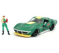 JADA 30837 CHEVCHEVROLET CORVETTE STINGRAY CON FIGURA LEVA VERDE HOLLYWOOD...