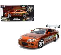 Jada 37703 Fast and Furious Brians Toyota Supra Cepillo Color Naranja 1:24