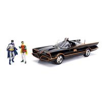 BATMOBILE Batman SERIE TV 1966 + figurines + lumières 1/18