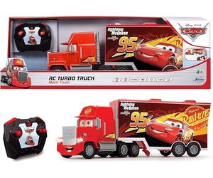 Jada- Camión MCTRUCK con radiocontrol- (3 Canales 2,4 GHz), luz, Sonido, Remolque Desmontable, Puerta de Remolque de Apertura Manual,Escala 1:24, 46cm (203089039)