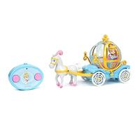 Jada - carruaje de Control Remoto de Princesas Disney con Caballo y la Princesa Cenicienta - mágico vehículo de Juguete RC para niños a Partir de 3 años, 28 cm, MAX. 2,5 km/h (253074008)