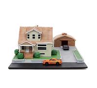 Jada - Playset Diorama Garaje de Toretto Fast & Furious - Incluye 2 Nano Vehículos (253203081)