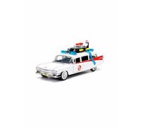 Jada- cazafantasmas vehículo ecto-1, escala 1:24, fabricado en metal