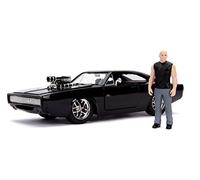 Jada Coche Fast and The Furious, Vehículo coleccionismo Escala 1:24 con Figura, Color Surtido