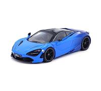 Jada- Coche McLaren 720S Escala 1:24 con Decoración Gama Pink Slips, Rueda Libre, Las Puertas, Capó y Maletero se Abren (253293008)