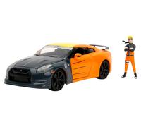 Jada Coche Naruto Nissan Z con figura de juguete (2009 Nissan GT-R)