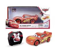 JADA Coche Radio Control Cars Rayo Mcqueen Turbo Racer 1:24. con Carga USB, Función Turbo y Pilas Incluidas. Escala 1:24, 17 cm. A Partir de 4 Años (203084038)