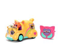 Jada Coche Radio Control SuperKitties 17 cm con Luz y Sonido. 2 Figuras Integradas. 2,4 GHz. Fácil de Usar. Licencia Oficial. A Partir de 6 Años (9336268314R00)